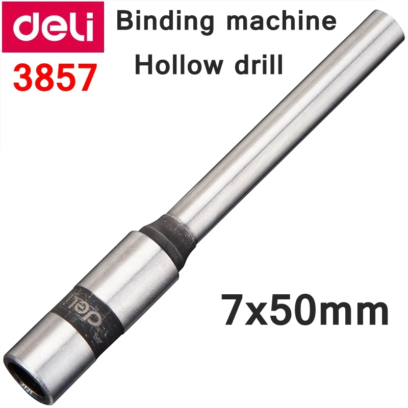 Deli 3857 Revit Binding Machine Hollow Drill Hollow Bit 7x50mm Binding Machine Suppliers Hole Driller