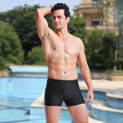 2020 new swimwear men's swimwear sharkskin water repellent men's swimming swim trunks Sport shorts classic briefs men beachwear