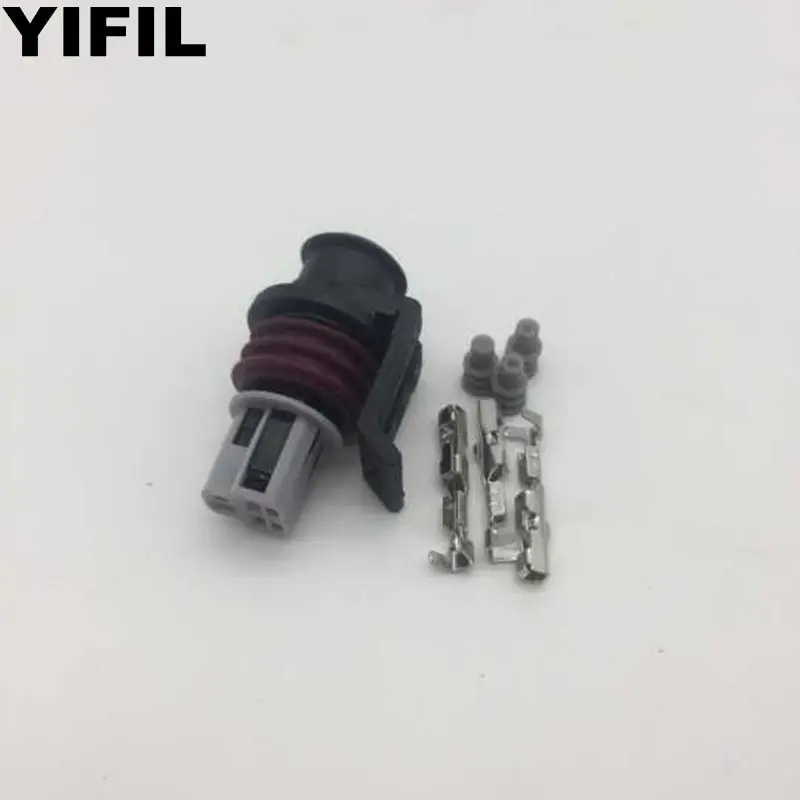 5/10/20/50/100pcs/lot 3 Pin/Way LS TPS AEM MAP GT150 Female Connector Plug Socket For Delphi Honeywell Sensor 15397257 15397149