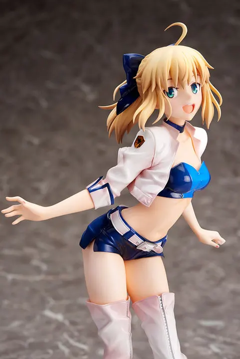 NEW hot 25cm fate/stay night Racing girl saber Artoria Pendragon (Lily) action figure toys collection Christmas gift doll