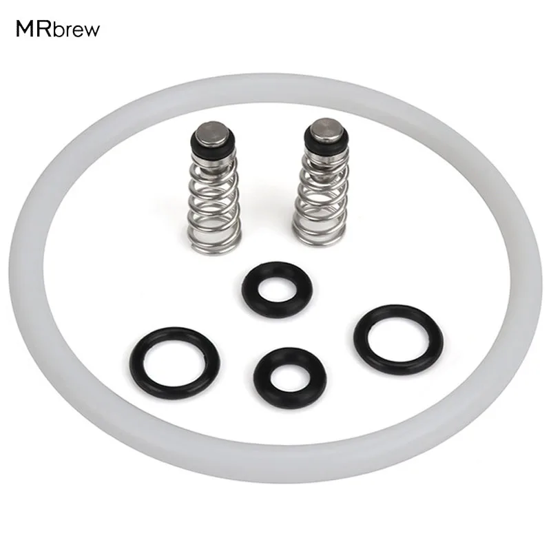 New Food Grade Silicone O ring set Keg Seal replacement Kit with ball lock Poppet Valves for beer Home Brewing