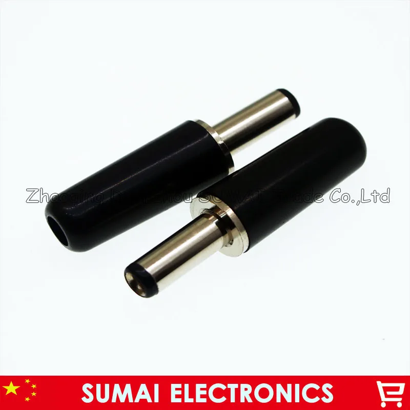 Good Quality 2.1&2.5-5.5*14 mm DC Power Male Plug Connector,DC Jack Adapter,Size 2.1mm or 2.5mm