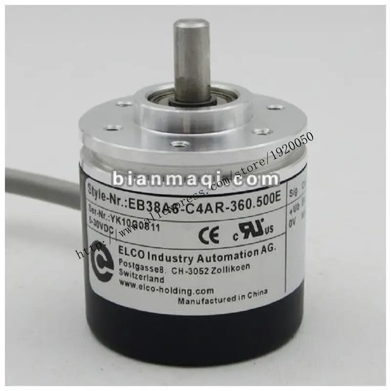 Elco ELCO EB38A6-C4AR-360.500E rotary encoder solid shaft 6mm 360 line