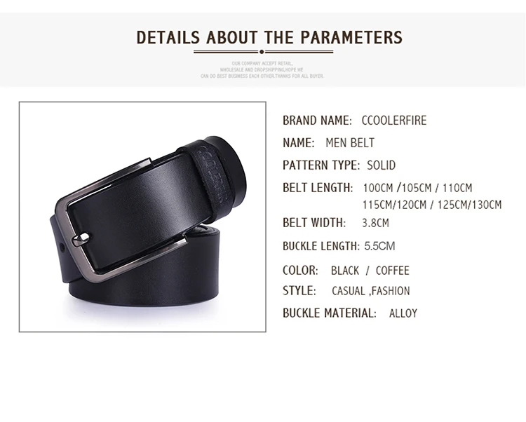 High Quality Genuine Leather Belt Luxury Designer Belts Men Belts For Men Cowskin Fashion Vintage Pin Buckle For Jeans