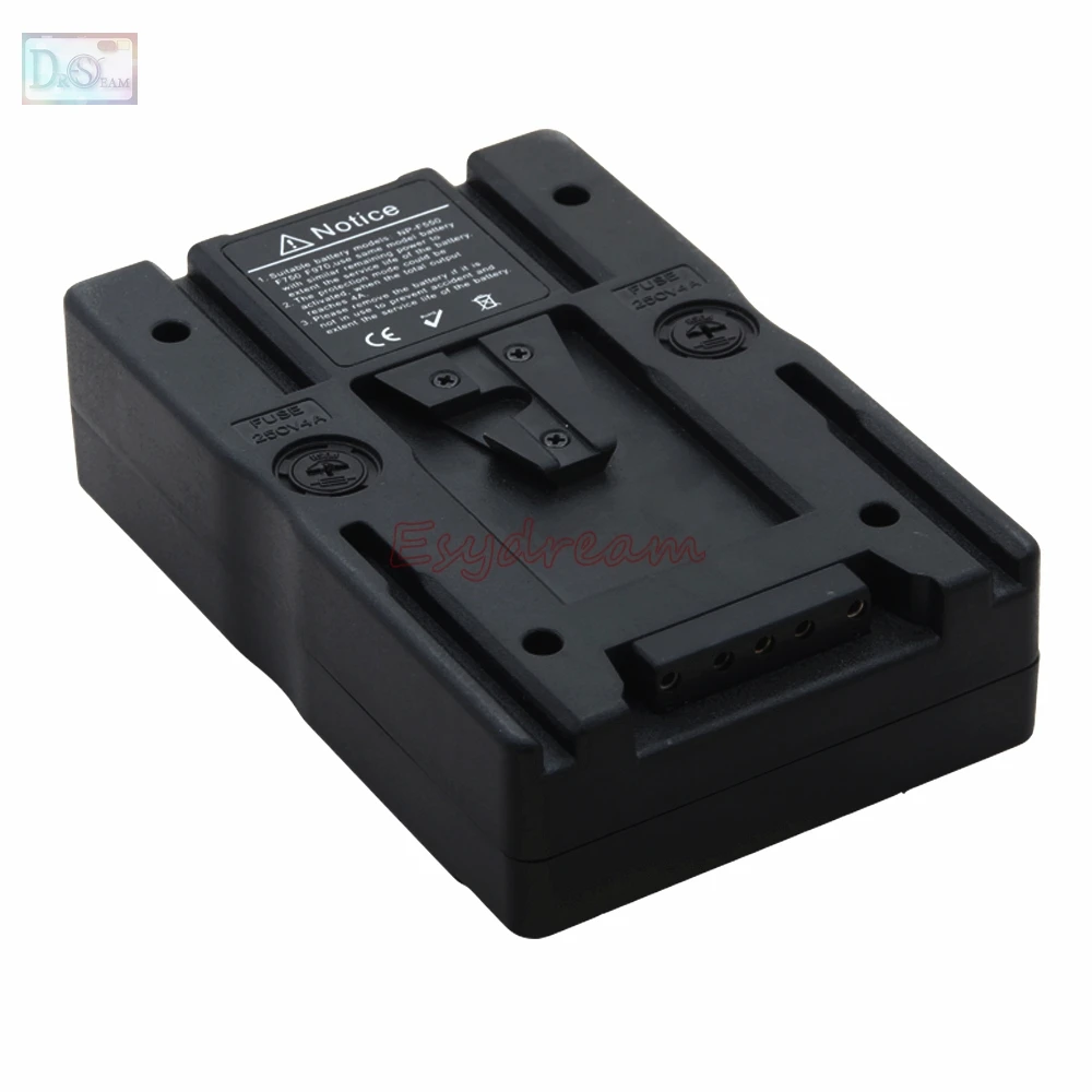 V-Mount Plate for Dual Sony F970 F950 F770 F750 Battery Batteries & Tilta 5D 7D BMCC BMPCC FS700 Cage