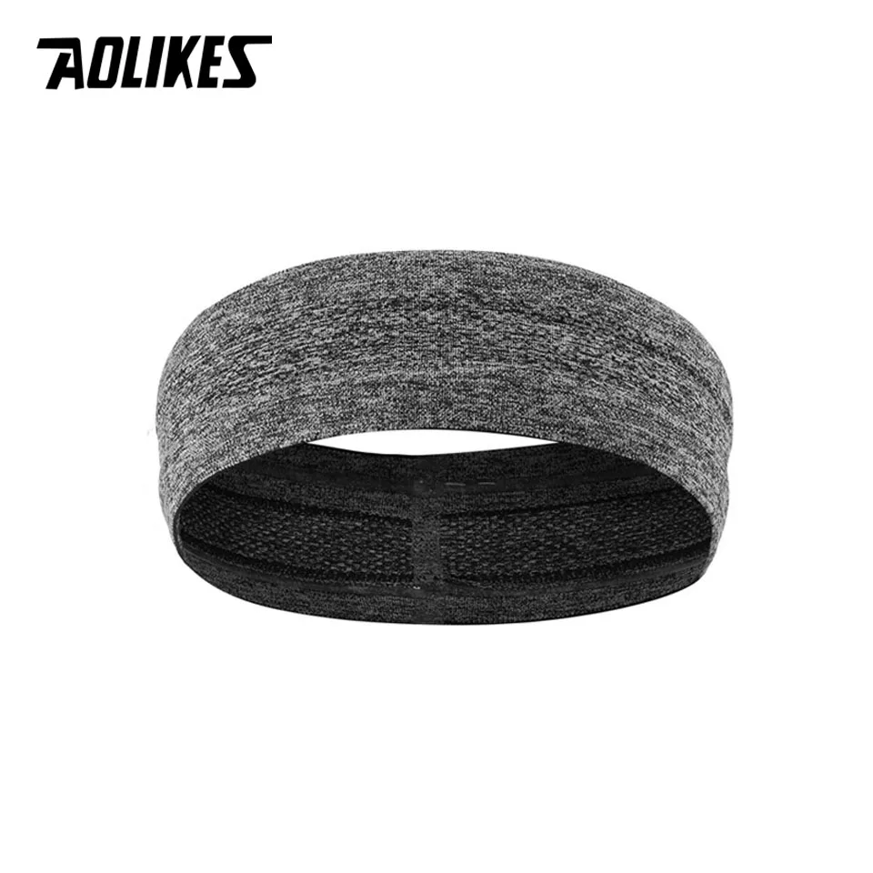 AOLIKES Professional Sweatband Sports Moisture-wicking Non slip Headband unisex breathable band for sports fitness workout