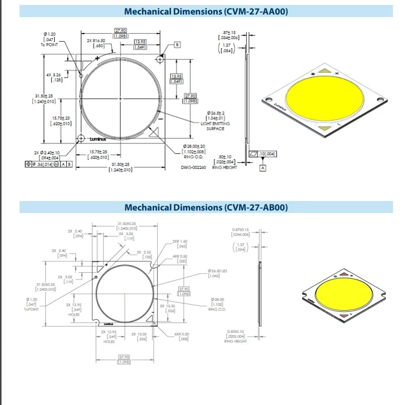 لومينوس 168 واط عالية الطاقة COB Led CRI95 11500lm CVM-27 5600K مصباح التصوير الفوتوغرافي