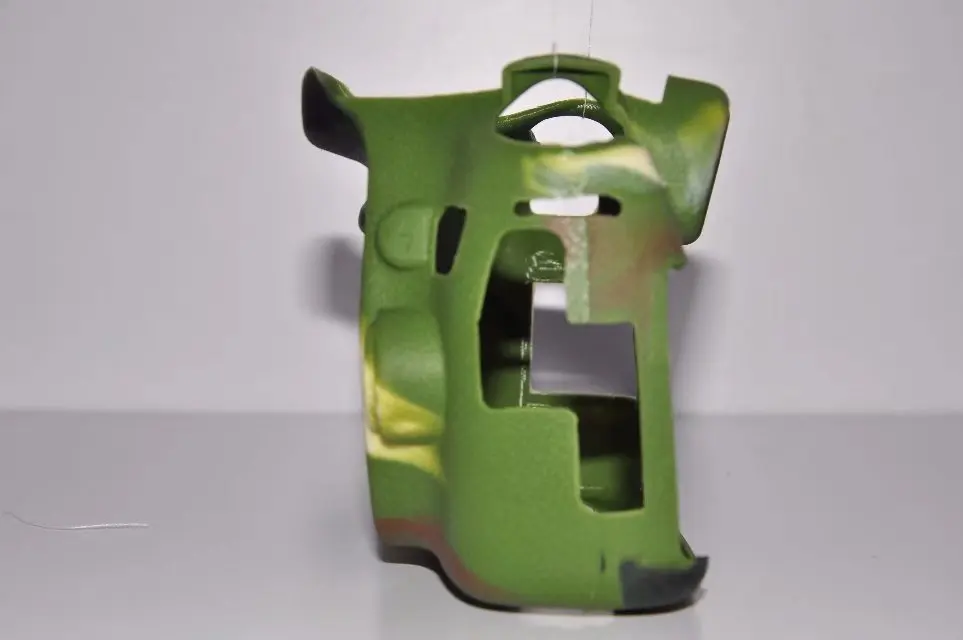 Приятный мягкий силиконовый резиновый защитный корпус для камеры, чехол для Canon 70D