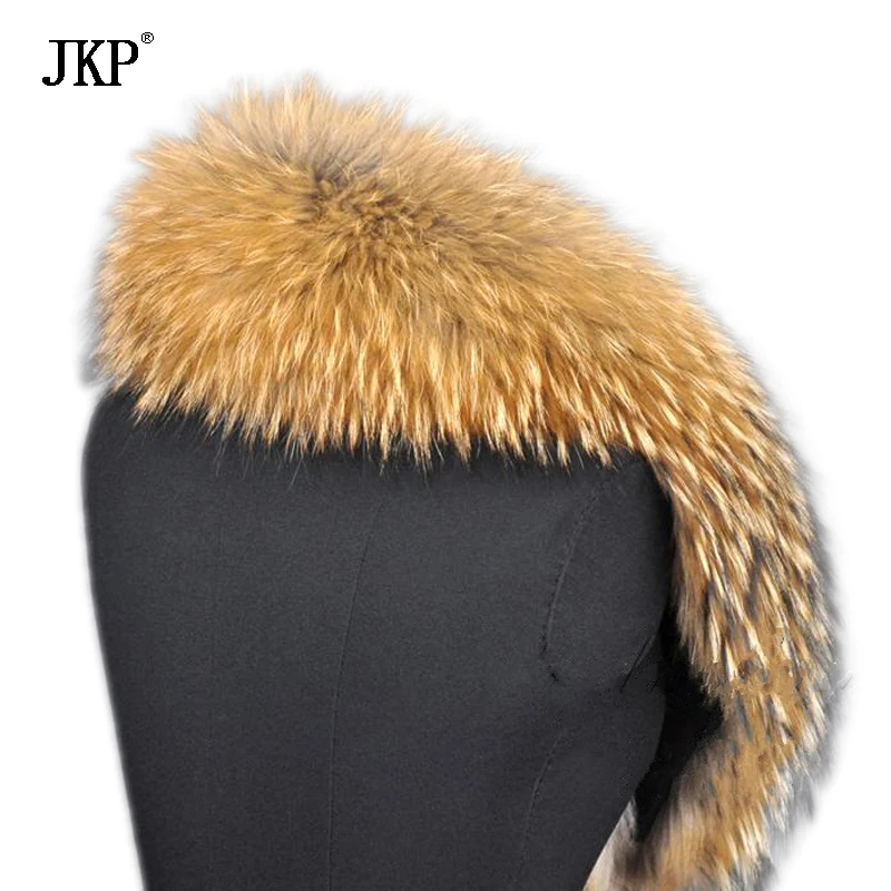 Winter New Natural Raccoon Fur Scarves Warm Raccoon Fur Collar For Women High Quality  Female Neck Cap Shawls and Scarves