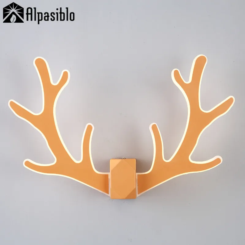 

Modern Wall Light Led Indoor Wall Lamps Led Wall Sconce Lamp Lights for Bedroom Living Room Stair Antlers Light Lampara De Pared