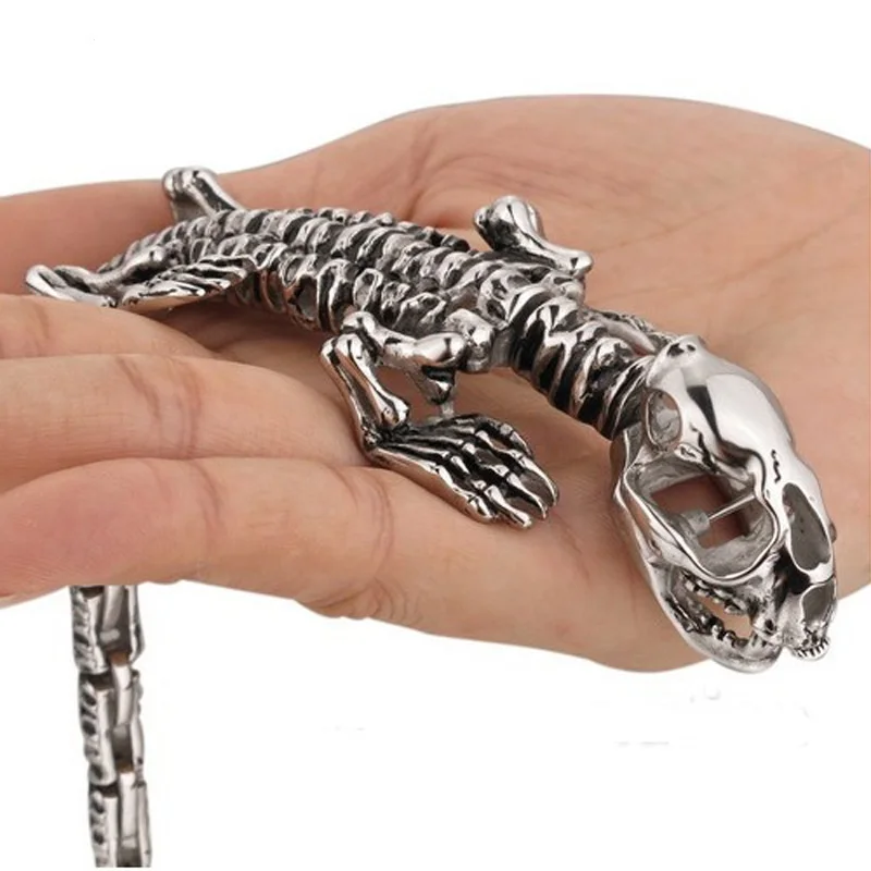 New  personality alternative domineering titanium steel animal dinosaur bracelet stainless steel jewelry