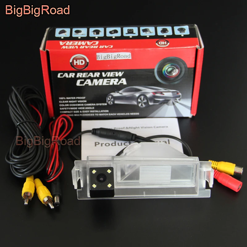 BigBigRoad Car Rear View Backup Parking CCD Camera Night Vision Waterproof For KIA Shuma Spectra K3 Cerato Forte Coupe