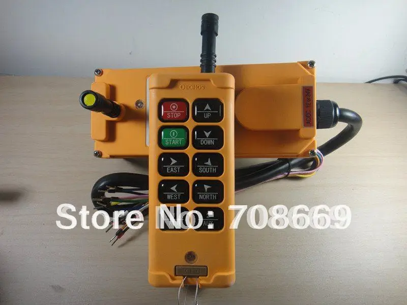 

10 Channels Control Hoist Crane Radio Remote Control System