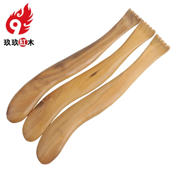 Vietnamese fragrant wood mahogany scratching tickle S-shaped-yourself practical Scrapping knock back massager to give them free