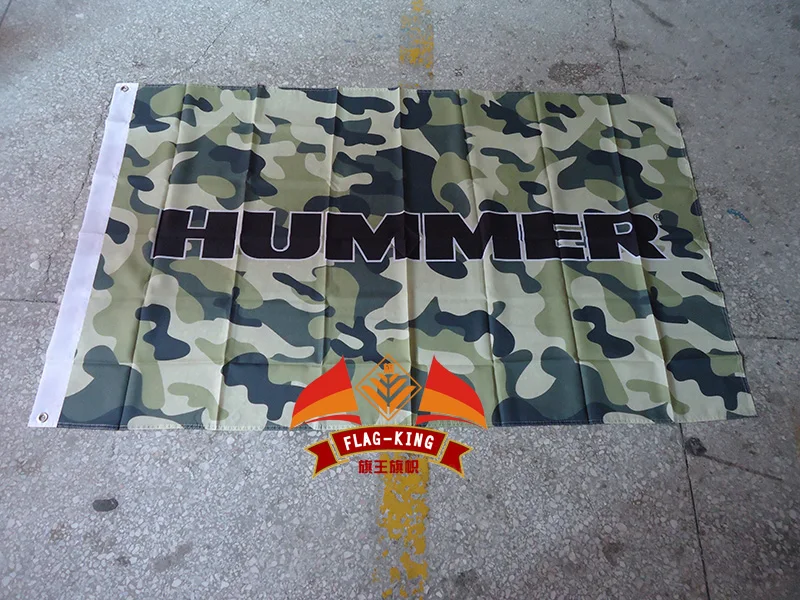 for HUMMER  car club racing 100% polyester free shipping flag  for car,B banner, 90X150CM size,