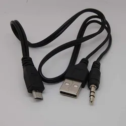 3.5mm Car Stereo AUX Auxiliary Audio Micro USB Cable For Samsung Galaxy S3 S4 new