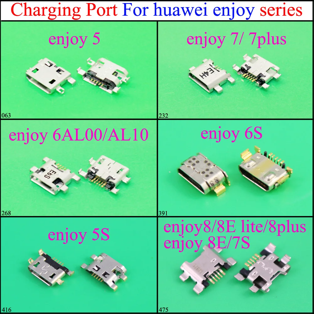 

YuXi Micro USB jack,USB socket,USB connector charging port for huawei enjoy 5/7/7plus/6AL00/AL10/6S/5S/8/8E lite/8plus/8E/7S