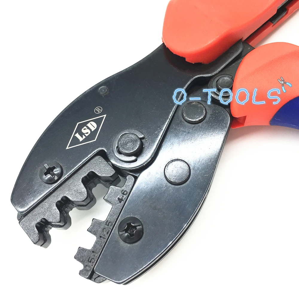 Crimping pliers for 0.5-6mm2 non-insulated open barrel terminals LY-03B hand crimping tools 17-12AWG