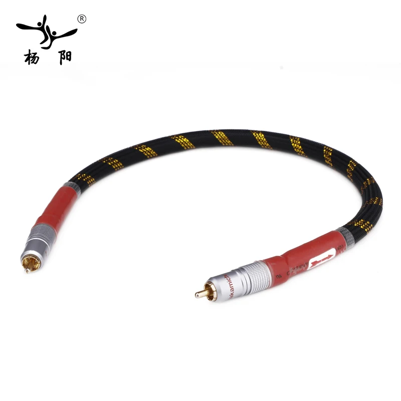 

YYAUDIO 8N OFC Ortofon Coaxial Cable High Quality DAC 75ohm hifi Digital RCA Cable