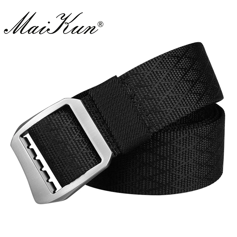 

Maikun Nylon Belts for Men Luxury Military Tactical Waistband Male Belt Jeans Belt for Men