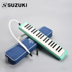 SUZUKI  MX-37D Alto 37 Key Professional Melodion Green Melodica/ pianica With Handbag / Melodion Pipe [Gift of choice]