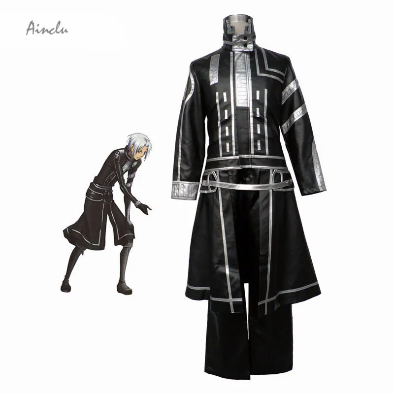 Ainclu Free Shipping Anime Costume D.Gray man Anime Allen Walker 2nd Halloween Cosplay Costume