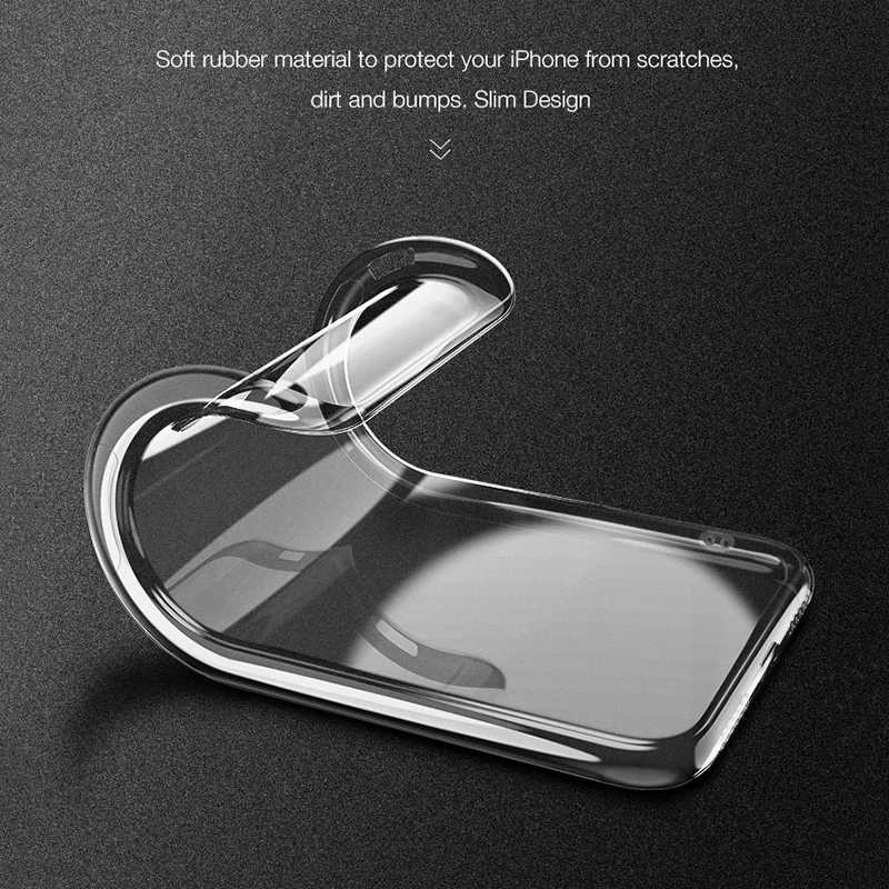 Luxury TPU Phone Case for iPhone X XR XS 11 12 13 Mini 14 15 Pro MAX SE 6 6S 7 8 Plus Ultra Thin Soft Transparent Silicone Cover