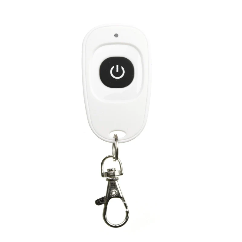 Control remoto inalámbrico Universal RF, interruptor de luz CA 220 V 10 A, 1 canal, 1 receptor y 20 códigos de aprendizaje del transmisor