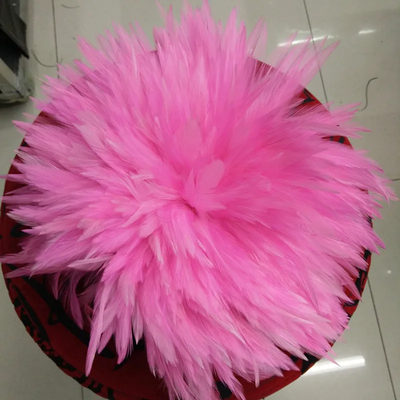 لون طبيعي وريشة مصبوغة، جميلة، 4-6 بوصة، 10-15 سم، بالجملة، مجموعة 50 قطعة