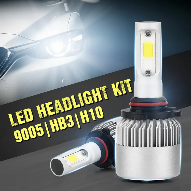 2 PCS/lot Headlamp Lamp Bulbs LED Headlights  High or Low Beam  9005/H10/HB3/9145 High Power