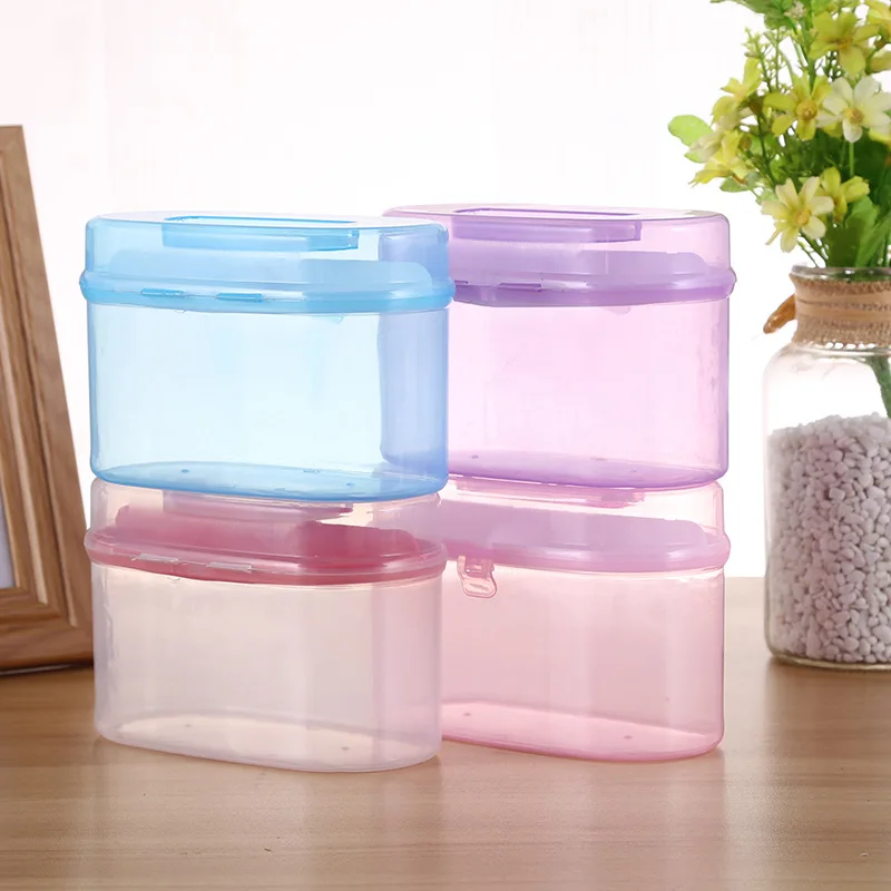 Polychromatic portable Plastic Barrel gift Double layer of leather Toys jewelry Stationery travel Underpants Socks Storage box