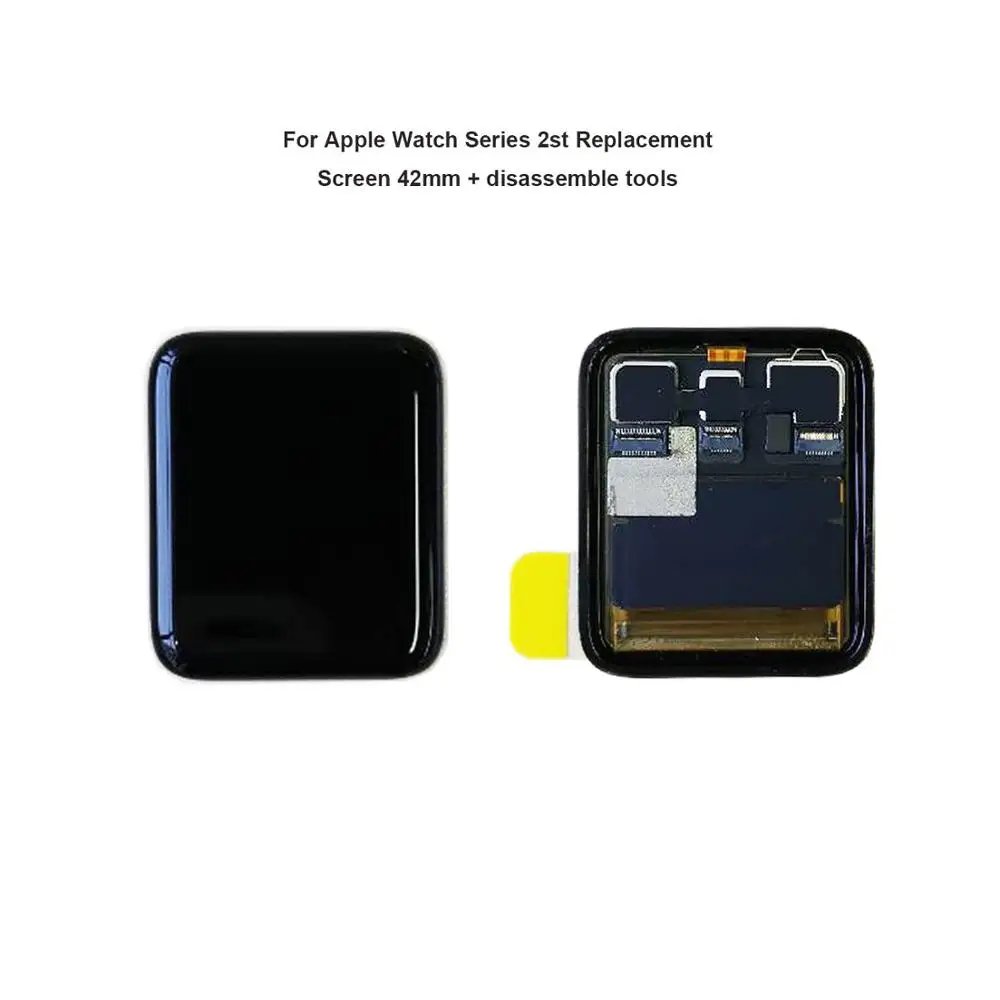 LCD Screen Digitizer display assembly for Apple Watch Series 1, 2 38mm or 42 mm with free tools adhesive