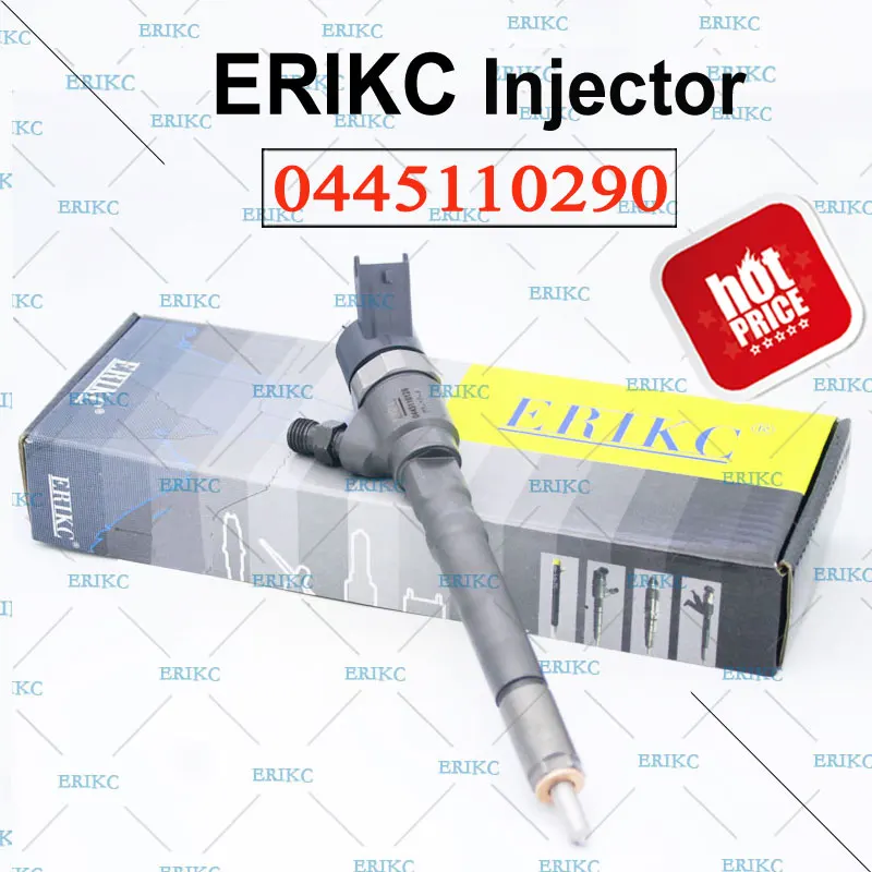 

0 445 110 290 ERIKC 5263319 33800-27900 Genuine Common Rail Injector 0445110290 (0445 110 290) for HYUNDAI Cummins Diesel Engine