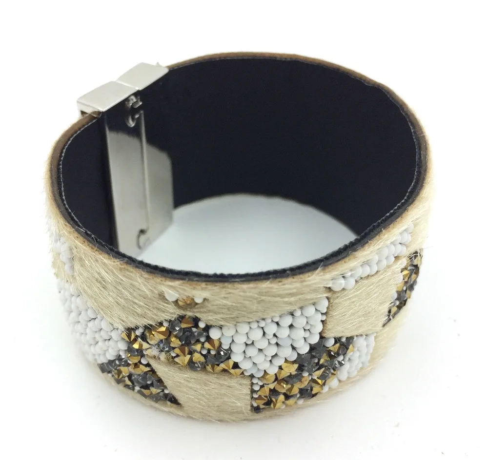 2015 New Leopard European Jewelry Suppliers leather Bangle wrap bracelet  for women girl