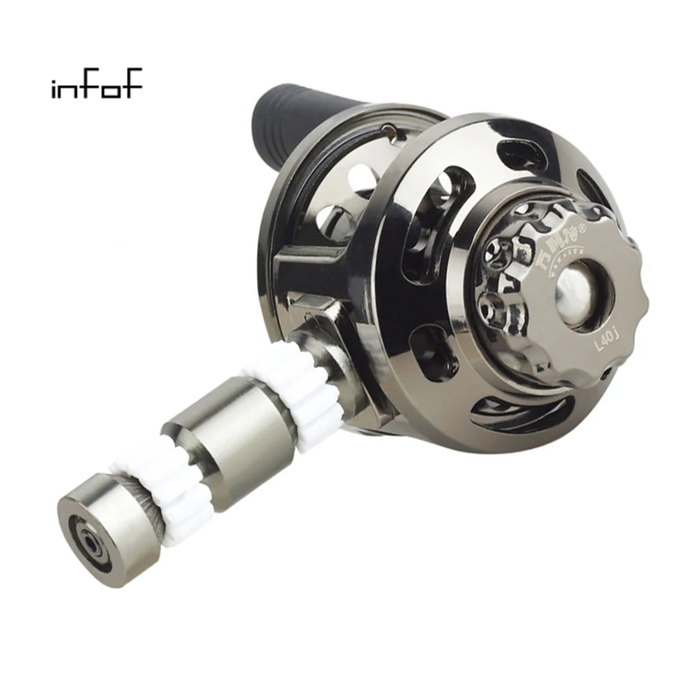 INFOF  Metal Fly Fishing Reel 2+1BB 1:1 Aluminum Alloy Die Casting Fly Reel Fishing Reel Fishing Gear Fishing Tackle