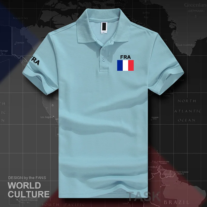 France French Republic polo shirts men short sleeve white brands printed for country 2017 cotton nation team  FRA 2017 casual