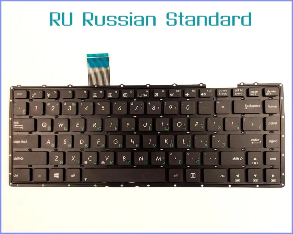 Russian RU Version Keyboard for ASUS X401E1 X401AI X401EB X401EI X401A1 X401EB82A X401EI233A X401EB83A Laptop No Frame