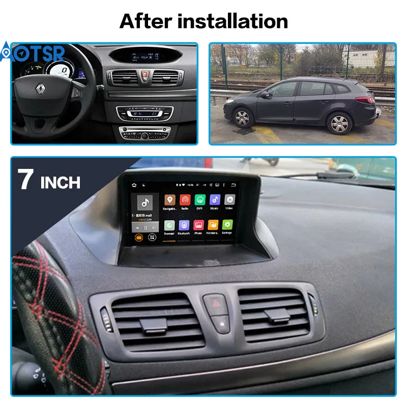 New Android 13.0 car radio Car CD Player For Renault Megane 3 Fluence 2009-2014 car GPS navigation headunit tape recorder 4G+32G