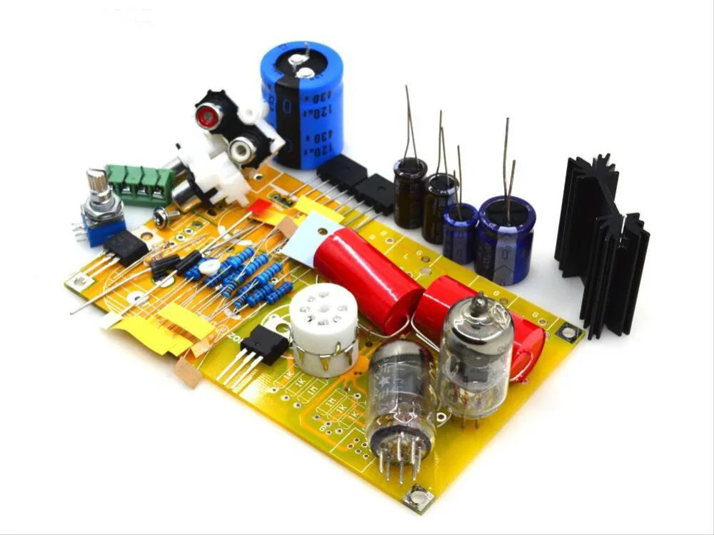 PRT-01A-6J1 مُضخّم صوت لتقوم بها بنفسك عدة preamp ستيريو فراغ أنابيب تركيب أجزاء