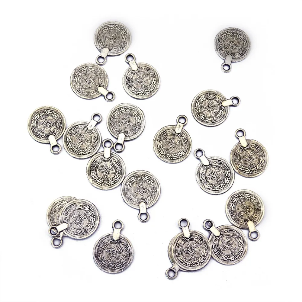 Idealway Bohemian Gypsy Coins Pendant Tribal Charms Indian Statement Accessories Tassel Jewelry Gift