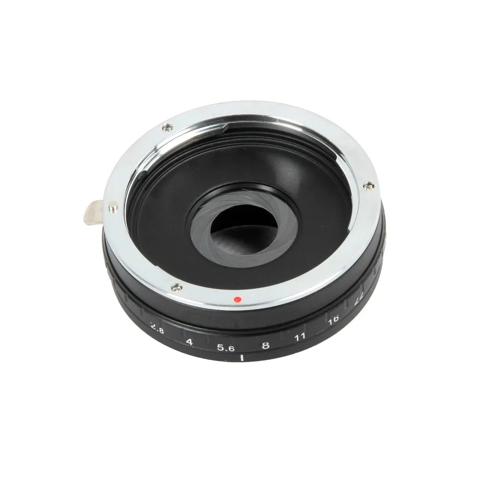 Build in Aperture Lens Adapter for Canon EOS EF Lens to Micro 4/3 M4/3 Mount Adapter E-P3 GF2 G3