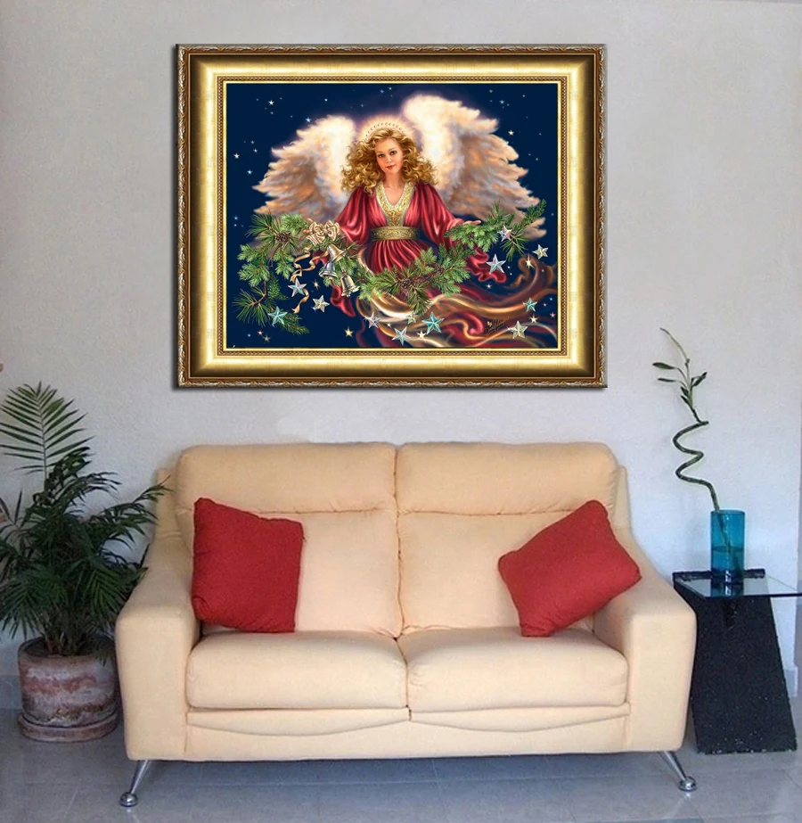 Diamond Embroidery Cube 5d Diamond Painting Of Cross Stitch Agujas De Tejer Needlework Circular Knitting Needles Lovely Aangel C