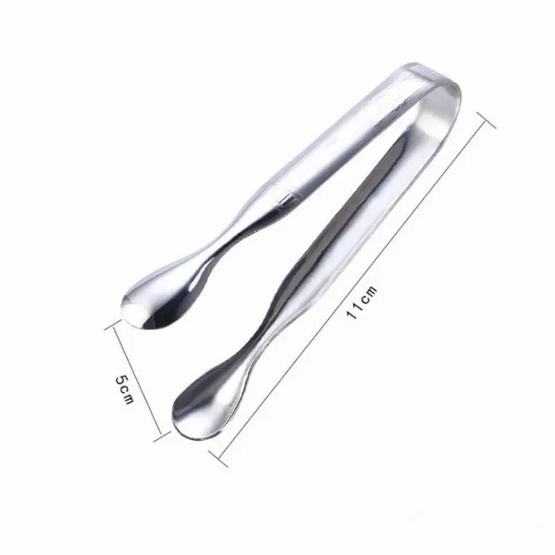 Coffee Sugar Clip Stainless Steel Tweezer Mini Clamp Tong Clips Coffee Ice Cube Little Tea Clips Hot Kitchen Bar Tool F20173629