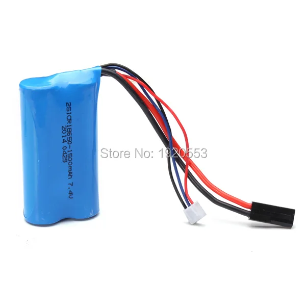 18650 7.4 فولت 1500 مللي أمبير 15C بطارية ليثيوم أيون SM 5500 JST T التوصيل طامية موصل أجزاء ل MJX T40 T40C F39 F49 T39 Syma 822 Udi U12A #5