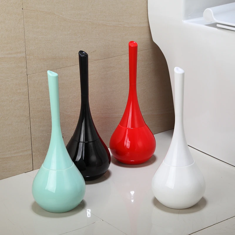 Multicolor Circular Ceramic Base toilet brush long-handled cleaning suit cleaning brush Bathroom accessories set Home Decoration