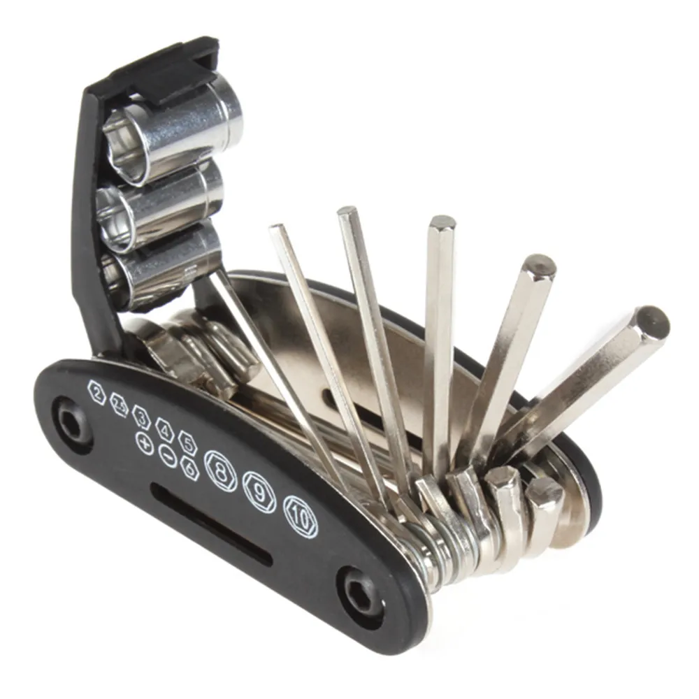 16 in1 Multi-function Bike Bicycle Cycling Repair Tools Kits with Wrench / Screwdriver Compact  Design