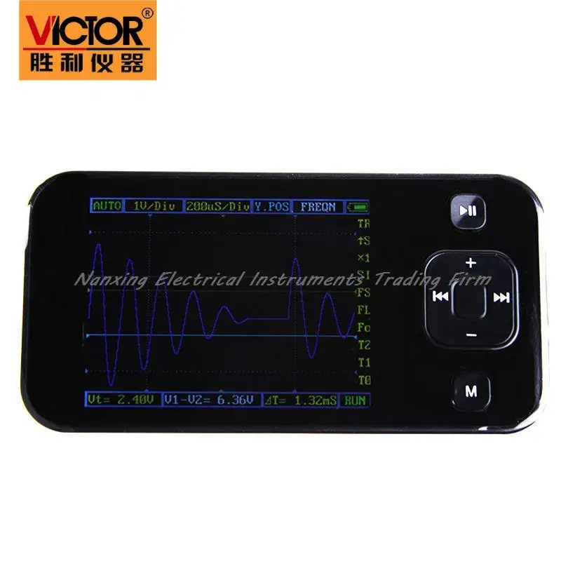 

Fast arrival Victor original pocket oscilloscope VICTOR 101 handheld oscilloscope VC101 oscilloscope 200KHZ