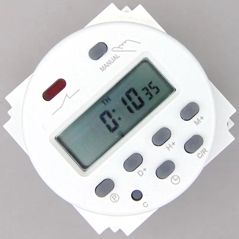 

CN101A timer time switch DIGITAL PROGRAMMABLE 12VDC 16A DCtime switch 12V volt timer