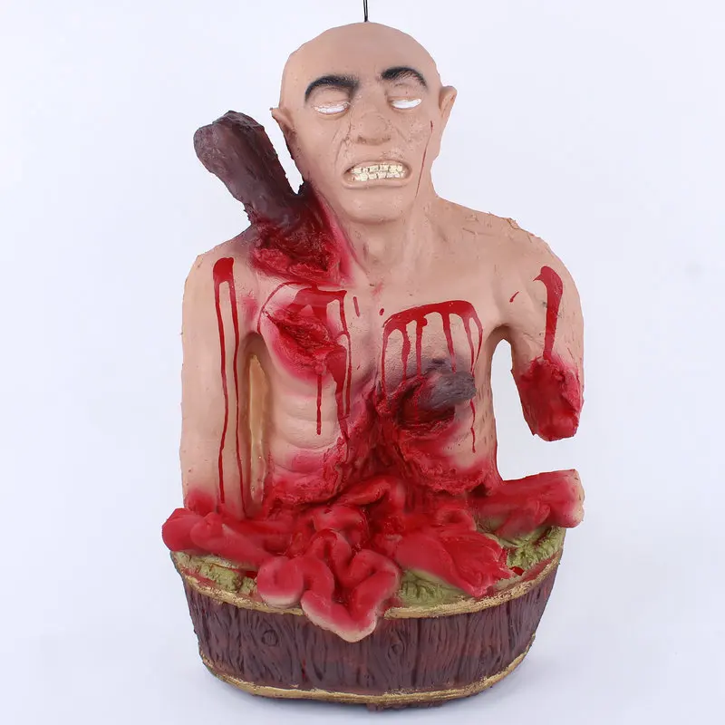

Halloween foam hanging demon bodies hanging gost horrible Room escape decoration