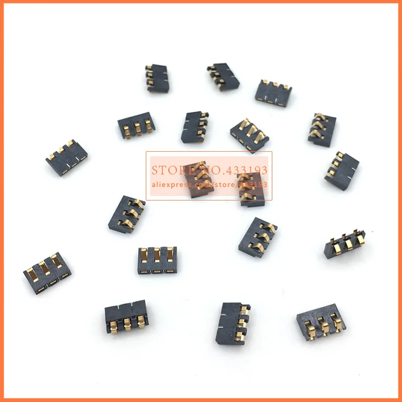 5PCS New 3Pin Inner Battery Connector Holder Clip Contact replacement for mobile phones common use high quality image 5